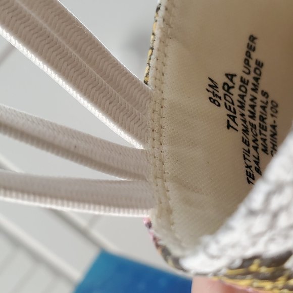 Impo stretch Taedra multicolor Phyton print wedges platform slip on sandals 8.5 - Picture 12 of 12